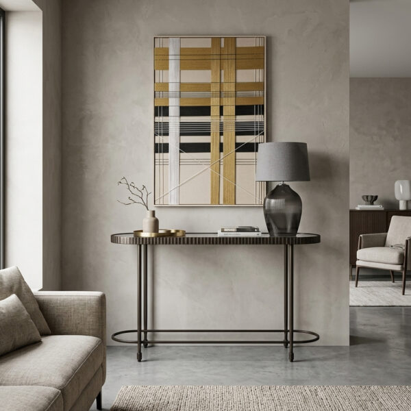 GRANAZ ΚΟΝΣΟΛΑ GUNMETAL 132x36x81 05-0780 - Image 4