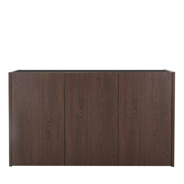 NUEZ ΜΠΟΥΦΕΣ 3ΠΟΡΤΕΣ ΚΑΡΥΔΙ ΜΑΥΡΟ 156x45x85cm 05-0823 - Image 9