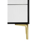 NEW YORK ΣΥΡΤΑΡΙΕΡΑ 3ΣΥΡΤΑΡΙΑ ΛΕΥΚΟ ΜΑΥΡΟ 80x40x80cm 09-1962 - Image 5