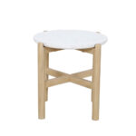 TERRAZZO COFFEE TABLE TERRAZZO ΦΥΣΙΚΟ ΑΝΟΙΧΤΟ 50x50x47cm 22-0055