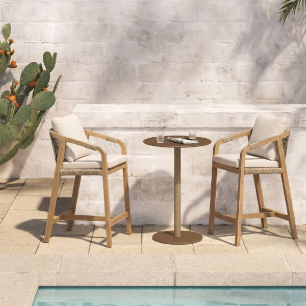 TERRAZZO ΣΚΑΜΠΟ BAR ΦΥΣΙΚΟ 68x55x98 22-0147 - Image 5