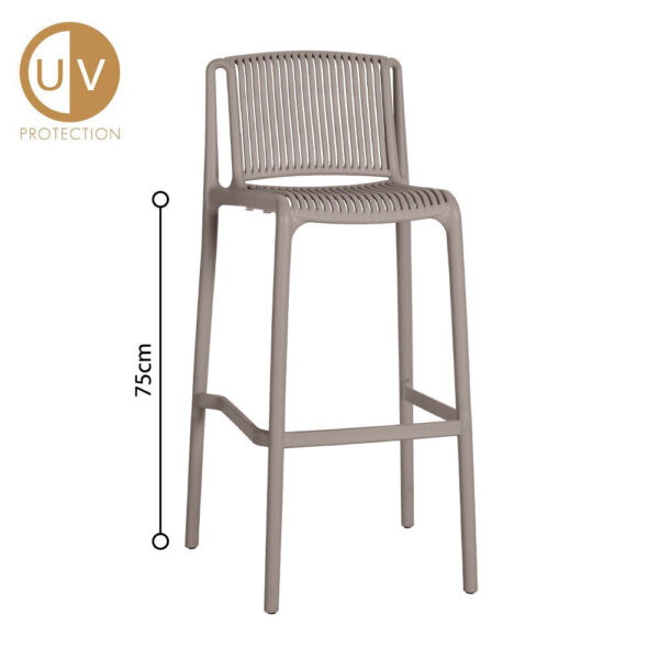 POLLY ΣΚΑΜΠΟ BAR CAPPUCCINO 42x50x100.5 26-0027 - Image 11