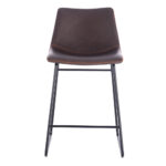 NUEVO ΣΚΑΜΠΟ BAR ΚΑΦΕ ANTIQUE WASHED ΜΑΥΡΟ 46x57.5x89 26-0040 - Image 10