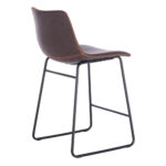NUEVO ΣΚΑΜΠΟ BAR ΚΑΦΕ ANTIQUE WASHED ΜΑΥΡΟ 46x57.5x89 26-0040 - Image 12