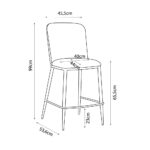 COUTURE ΣΚΑΜΠΟ BAR ΛΑΔΙ 45.5x53.58x99 26-0052 - Image 15
