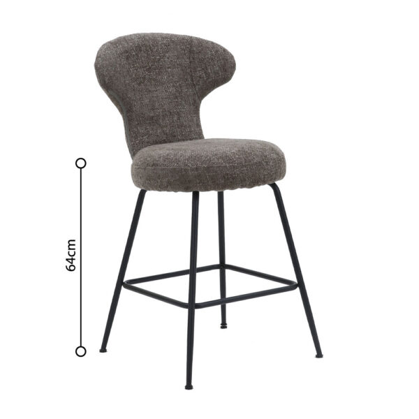 FUNGO ΣΚΑΜΠΟ BAR ΓΚΡΙ 51x55x97 26-0076 - Image 11