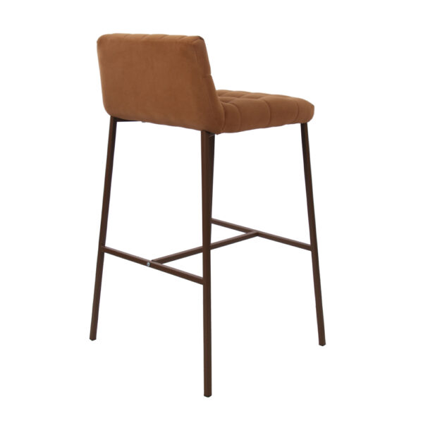 MERLO ΣΚΑΜΠΟ BAR CARAMEL 49x50x88cm 26-0106 - Image 9