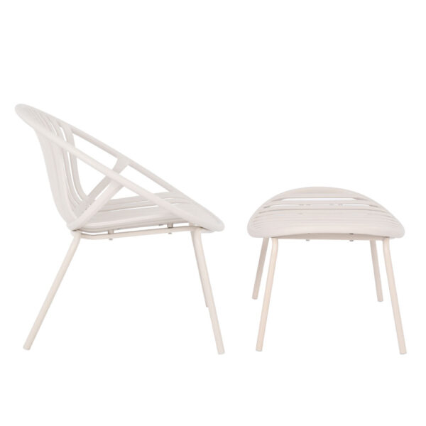 NADIN ΠΟΛΥΘΡΟΝΑ SET 2ΤΕΜ OFF WHITE 80x61.5x73 27-0217 - Image 14