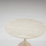 EARTH COFFEE TABLE BEIGE ΜΕ ΟΨΗ ΜΑΡΜΑΡΟΥ 50x50x54.5cm 52-0021 - Image 3