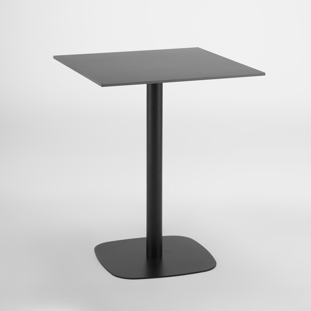 52-0028-TcNTE-first-_1 QUADRA ΤΡΑΠΕΖΙ ΜΑΥΡΟ 60x60x74cm 52-0028 - Image 1