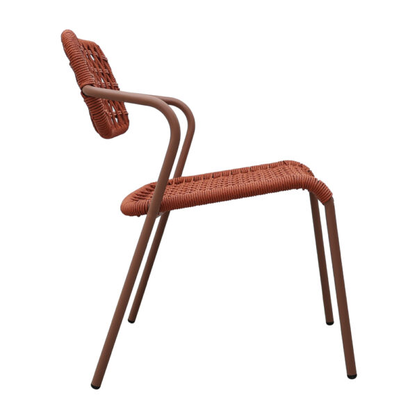 BEE ΚΑΡΕΚΛΑ TERRACOTTA 62x56x82cm 53-0022 - Image 8