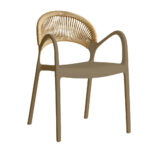 ARCUS ΚΑΡΕΚΛΑ MOCCA ΦΥΣΙΚΟ 57x56x83cm 53-0073