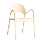 ARCUS ΚΑΡΕΚΛΑ OFF WHITE 57x56x83cm 53-0078