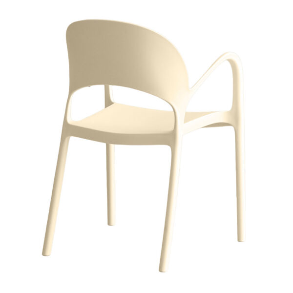 ARCUS ΚΑΡΕΚΛΑ OFF WHITE 57x56x83cm 53-0078 - Image 4