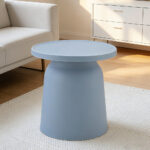 DOMI COFFEE TABLE ΓΑΛΑΖΙΟ 47x47x46cm 54-0009 - Image 4