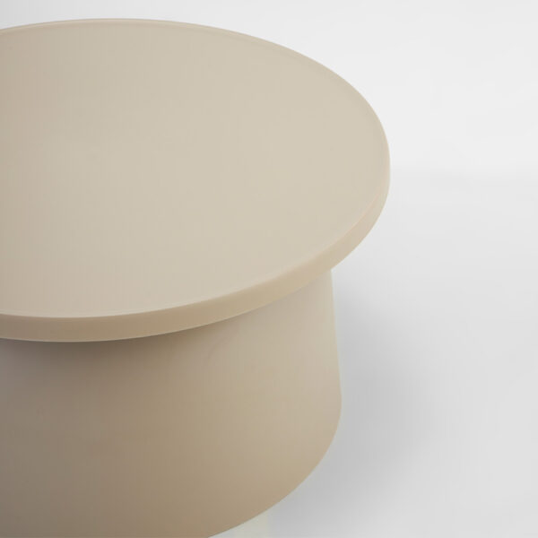 DOMI COFFEE TABLE TAUPE 67x67x36cm 54-0011 - Image 2