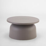 DOMI COFFEE TABLE ΓΚΡΙ 67x67x36cm 54-0012