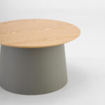 ZENTRA COFFEE TABLE ΦΥΣΙΚΟ ΓΚΡΙ 70x70x39cm 54-0016 - Image 3