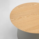 ZENTRA COFFEE TABLE ΦΥΣΙΚΟ ΓΚΡΙ 70x70x39cm 54-0016 - Image 4