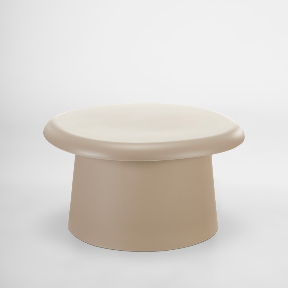 54-0018-NbtPF-first-_1 RIVVA COFFEE TABLE SAND BEIGE 70x70x39cm 54-0018 - Image 1