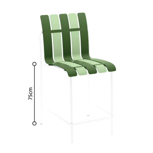 KIOSK ΣΚΑΜΠΟ BAR ΛΑΔΙ ΧΑΚΙ 54x49x110cm 58-0002 - Image 4