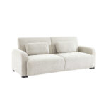 NUBO ΚΑΝΑΠΕΣ ΚΡΕΒΑΤΙ 3ΘΕΣΙΟΣ OFF WHITE 213x93x86cm 70-0455