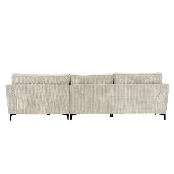 FOREVER ΚΑΝΑΠΕΣ ΓΩΝΙΑ ΑΡΙΣΤΕΡΗ BEIGE LINCOLN 03 316x185x92cm 71-0158 - Image 4