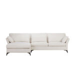 PARFAIT ΚΑΝΑΠΕΣ ΓΩΝΙΑ ΑΡΙΣΤΕΡΗ BEIGE LEGASY 15 307x185x92cm 71-0231 - Image 9
