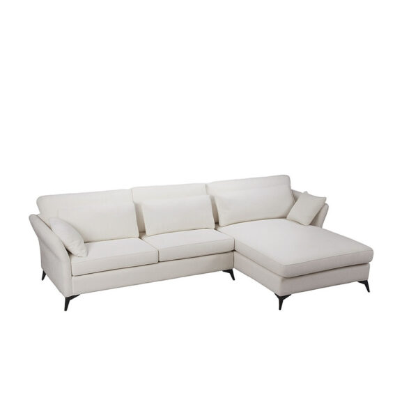 PARFAIT ΚΑΝΑΠΕΣ ΓΩΝΙΑ ΔΕΞΙΑ BEIGE LEGASY 15 307x185x92cm 71-0242 - Image 6