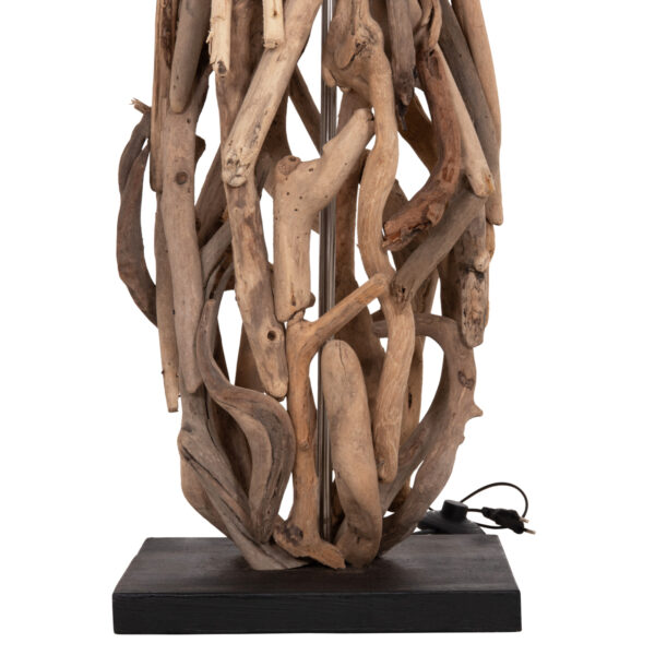 ΔΙΑΚΟΣΜΗΤΙΚΟ ΦΩΤΙΣΤΙΚΟ ΔΑΠΕΔΟΥ ALTAR HM4872 DRIFTWOOD--ΛΕΥΚΟ PVC Φ44.5x167Υεκ. - Image 6