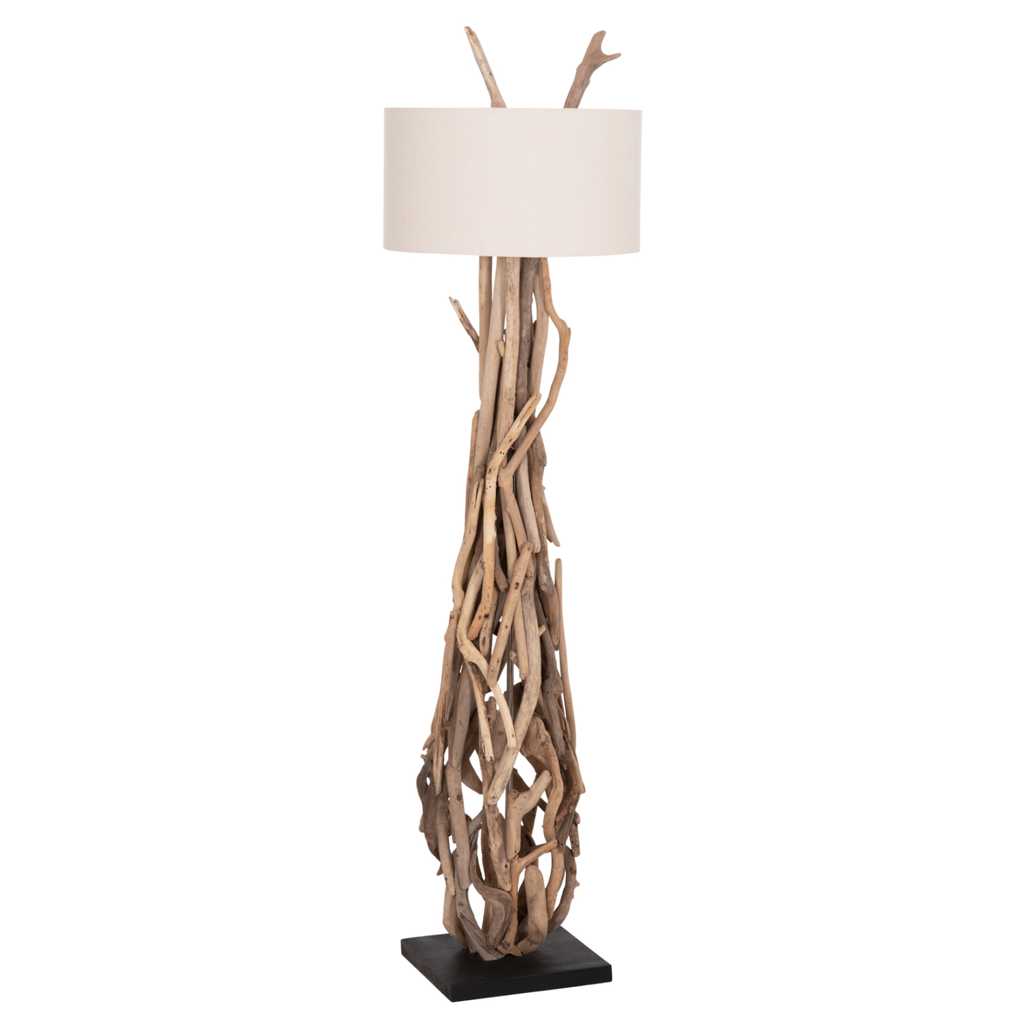 HM4872 ΔΙΑΚΟΣΜΗΤΙΚΟ ΦΩΤΙΣΤΙΚΟ ΔΑΠΕΔΟΥ ALTAR HM4872 DRIFTWOOD--ΛΕΥΚΟ PVC Φ44.5x167Υεκ. - Image 1