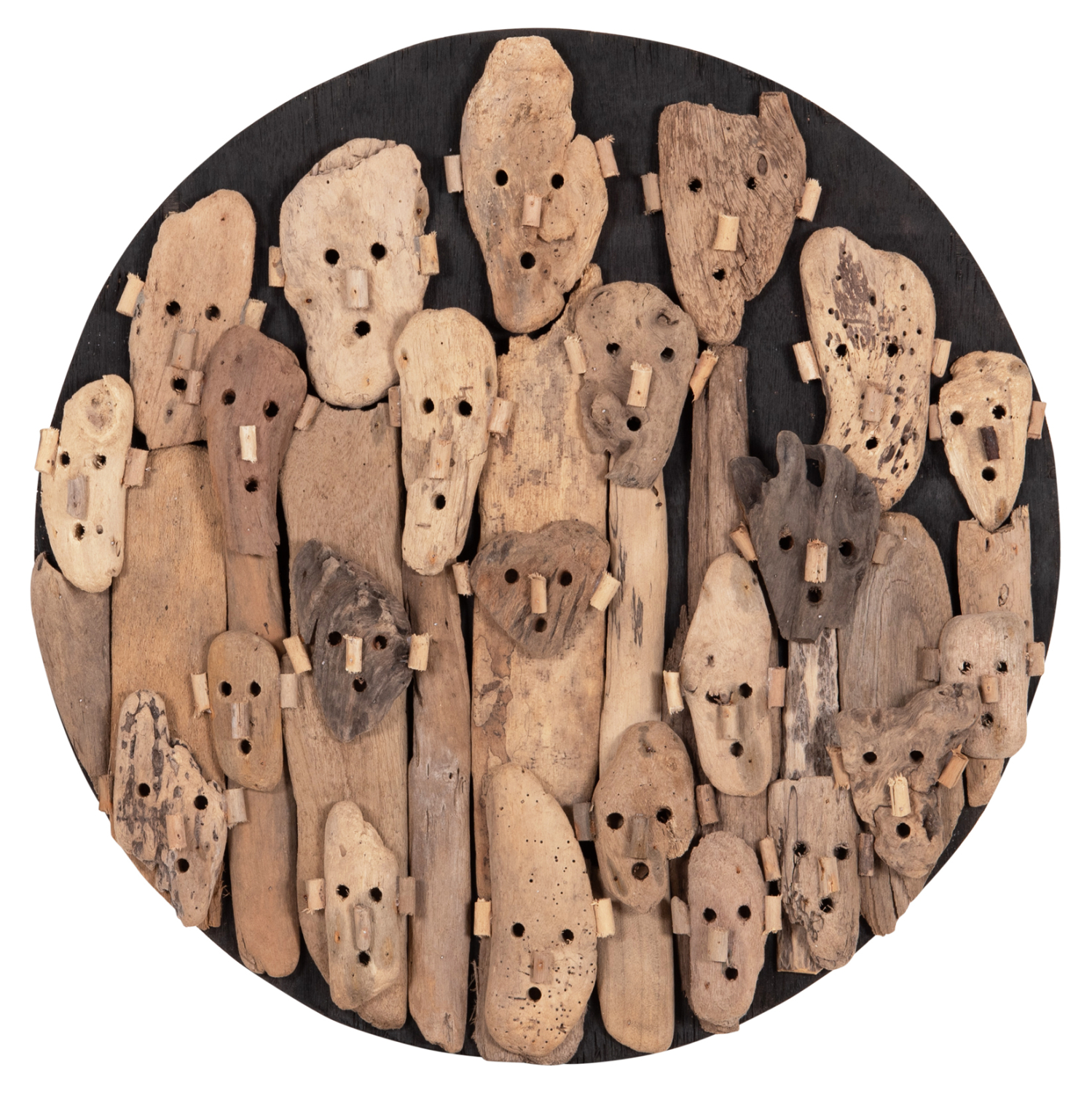 HM4441 ΔΙΑΚΟΣΜΗΤΙΚΟ ΤΟΙΧΟΥ ΣΤΡΟΓΓΥΛΟ LICAS HM4441 DRIFTWOOD ΣΕ ΦΥΣΙΚΟ Φ62εκ - Image 1