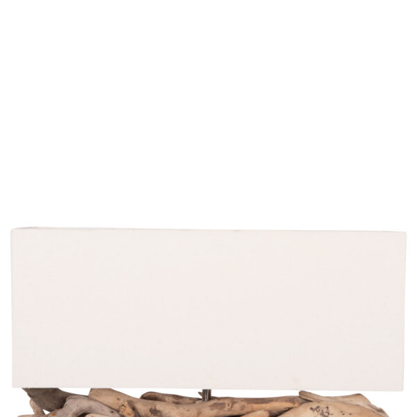 ΕΠΙΤΡΑΠΕΖΙΟ ΟΡΘΟΓΩΝΙΟ ΦΩΤΙΣΤΙΚΟ TWIGGY HM4432 DRIFTWOOD & ΛΕΥΚΟ ΚΑΠΕΛΟ 50x16,5x38Υεκ. - Image 6