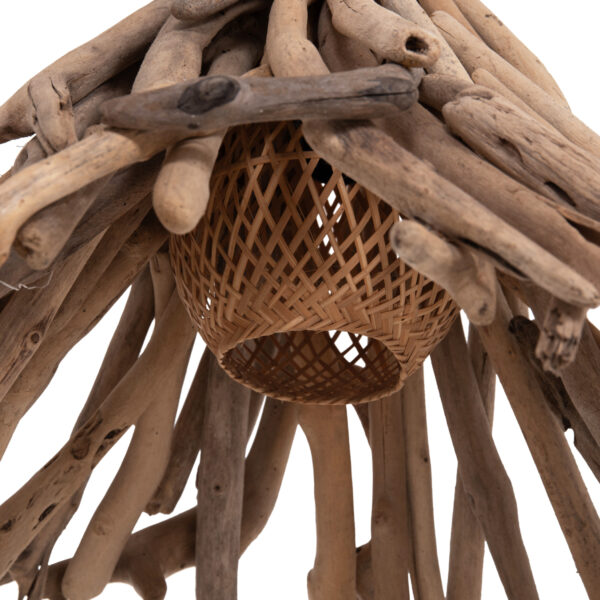 ΦΩΤΙΣΤΙΚΟ ΟΡΟΦΗΣ ΚΡΕΜΑΣΤΟ TREIT HM4875 DRIFTWOOD ΣΕ ΦΥΣΙΚΟ 48x54x52-73Υεκ [1xΕ27] - Image 3