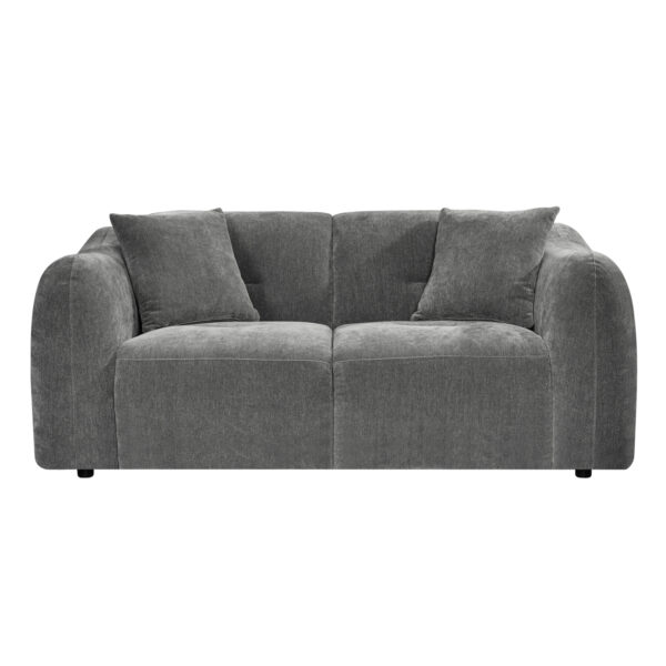 ΚΑΝΑΠΕΣ 2-ΘΕΣΙΟΣ JUNOA HM3334.01 ΓΚΡΙ ΥΦΑΣΜΑ 172x89x74Υεκ - Image 3