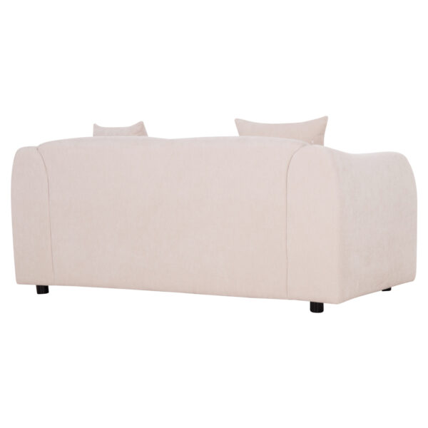 ΚΑΝΑΠΕΣ 2-ΘΕΣΙΟΣ JUNOA HM3334.02 ΕΚΡΟΥ ΥΦΑΣΜΑ 172x89x85Υεκ - Image 5