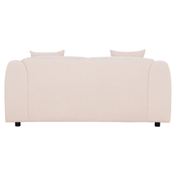 ΚΑΝΑΠΕΣ 2-ΘΕΣΙΟΣ JUNOA HM3334.02 ΕΚΡΟΥ ΥΦΑΣΜΑ 172x89x85Υεκ - Image 6