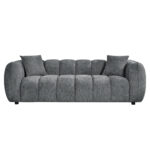 ΚΑΝΑΠΕΣ 3-ΘΕΣΙΟΣ LYKKE HM3323.01 ΓΚΡΙ ΥΦΑΣΜΑ 229x89x70Υεκ - Image 3