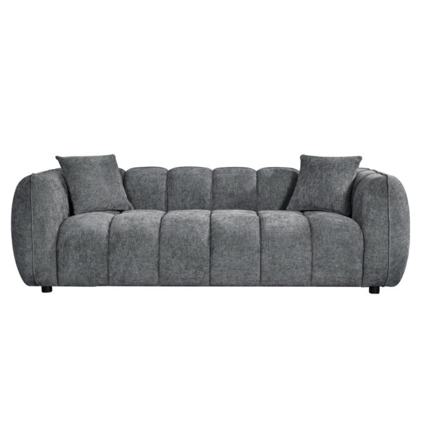 ΚΑΝΑΠΕΣ 3-ΘΕΣΙΟΣ LYKKE HM3323.01 ΓΚΡΙ ΥΦΑΣΜΑ 229x89x70Υεκ - Image 3
