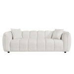 ΚΑΝΑΠΕΣ 3-ΘΕΣΙΟΣ LYKKE HM3323.02 ΕΚΡΟΥ ΥΦΑΣΜΑ 229x89x70Υεκ - Image 3