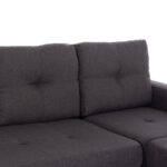 ΚΑΝΑΠΕΣ ΑΝΑΣΤΡΕΨΙΜΗ ΓΩΝΙΑ PAGE HM3004.02 ΜΕ ΓΚΡΙ ΥΦΑΣΜΑ 205X140X87Y εκ. - Image 6