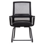 ΚΑΡΕΚΛΑ ΕΠΙΣΚΕΠΤΗ CASTER HM1228.01 PP--MESH--ΜΕΤΑΛΛΟ ΜΑΥΡΟ 46x52x94Υεκ - Image 3