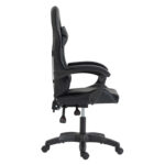 ΚΑΡΕΚΛΑ GAMING STRATUS HM1231.01 ΜΑΥΡΟ PVC--ΜΕ ΜΑΞIΛΑΡΑΚΙΑ ΜΕΣΗΣ/ΚΕΦΑΛΗΣ 62x62x119Υεκ - Image 4