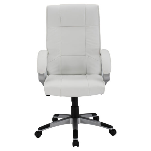 ΚΑΡΕΚΛΑ ΓΡΑΦΕΙΟΥ CHANDER HM1092.02 ΛΕΥΚΗ 63x66x116 εκ. - Image 3