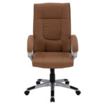 ΚΑΡΕΚΛΑ ΓΡΑΦΕΙΟΥ CHANDER HM1092.09 ΣΕ CAMEL ΑΠΟΧΡΩΣΗ 63x66x116 εκ. - Image 3