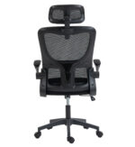 ΚΑΡΕΚΛΑ ΓΡΑΦΕΙΟΥ KESI HM1222.01 ΜΑΥΡO MESH & PP 52x50x122Υεκ. - Image 6