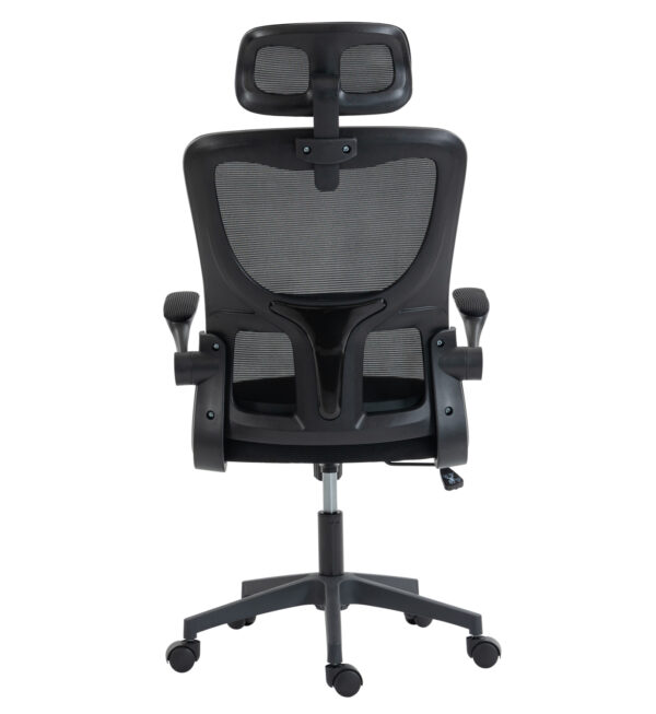 ΚΑΡΕΚΛΑ ΓΡΑΦΕΙΟΥ KESI HM1222.01 ΜΑΥΡO MESH & PP 52x50x122Υεκ. - Image 6