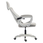 ΚΑΡΕΚΛΑ ΓΡΑΦΕΙΟΥ SALAS HM1223.02 P.P. ΛΕΥΚΟ-ΓΚΡΙ MESH ΥΦΑΣΜΑ 60x60x118-128Υεκ - Image 4