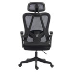 ΚΑΡΕΚΛΑ ΓΡΑΦΕΙΟΥ FRANTIC HM1224.01 ΜΑΥΡO MESH & ΠΟΛΥΠΡΟΠΥΛΕΝΙΟ 60x60x134Υεκ - Image 6