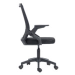 ΚΑΡΕΚΛΑ ΓΡΑΦΕΙΟΥ ZENITH HM1225.01 PP & MESH ΥΦΑΣΜΑ--ΜΑΥΡΟ 60x60x92-100Υεκ - Image 4